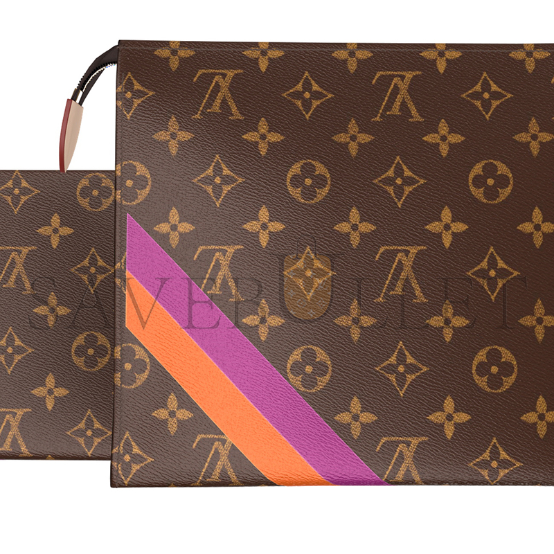 LOUIS VUITTON TRIO TOILET POUCH MON MONOGRAM P01952 (25*20*6cm)